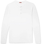 Barena - Pima Cotton-Jersey Henley T-Shirt - White