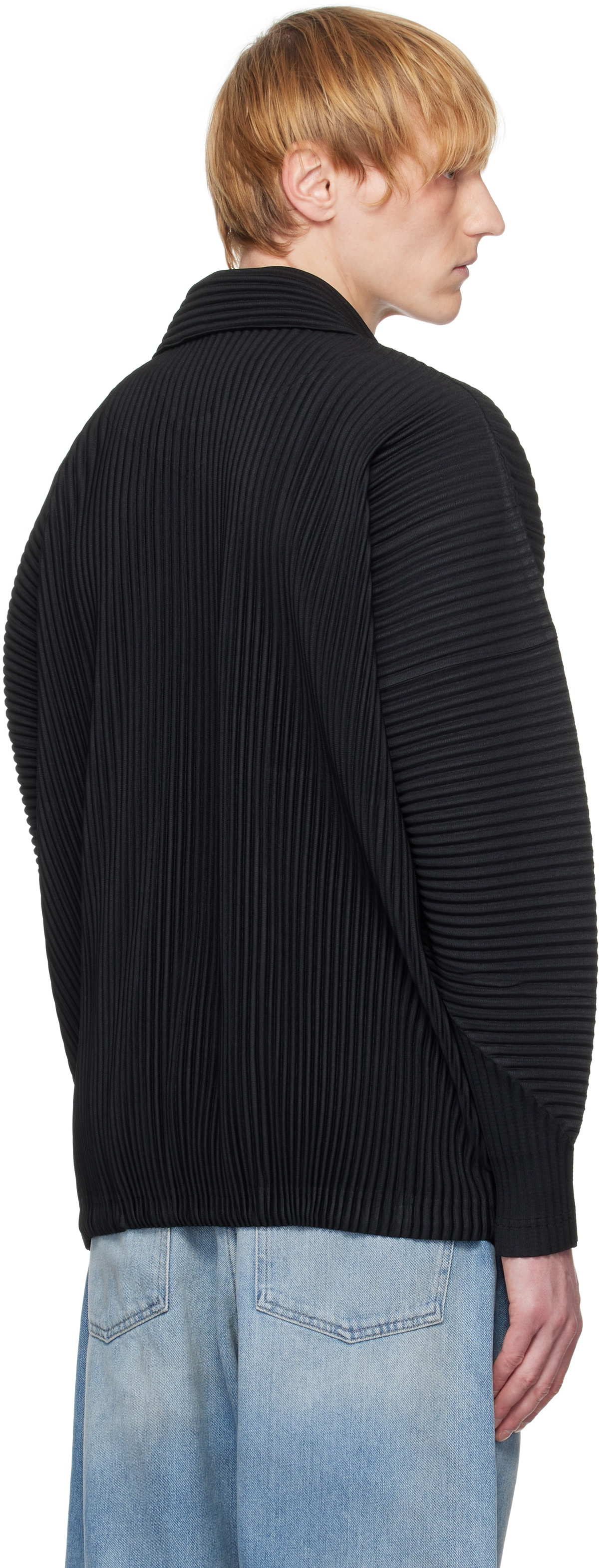HOMME PLISSÉ ISSEY MIYAKE Black Monthly Color March Jacket Homme