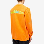Nike Men's x Nocta NRG Long Sleeve Mock Neck T-Shirt in Orange Horizon