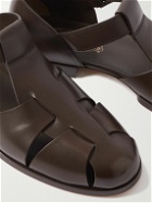 Tod's - Woven Leather Sandals - Brown