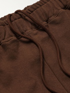 ICECREAM - Tapered Logo-Print Cotton-Jersey Sweatpants - Brown