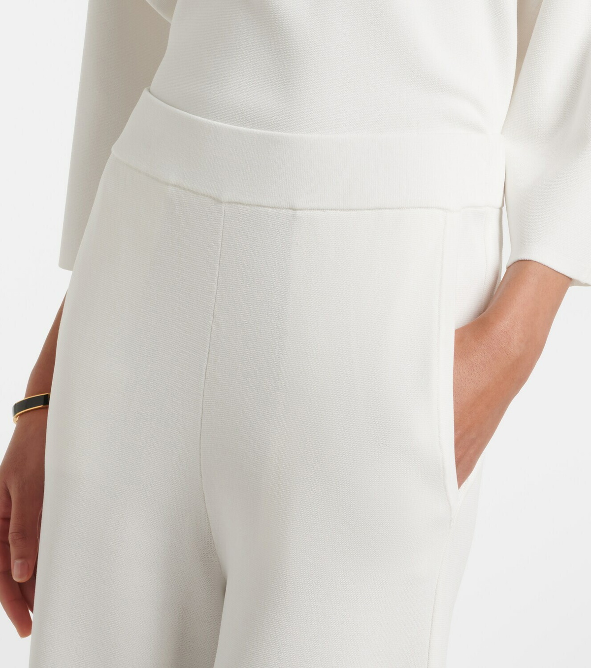 Max Mara Crêpe wide-leg pants