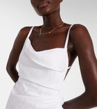 Jacquemus La Robe Saudade draped minidress