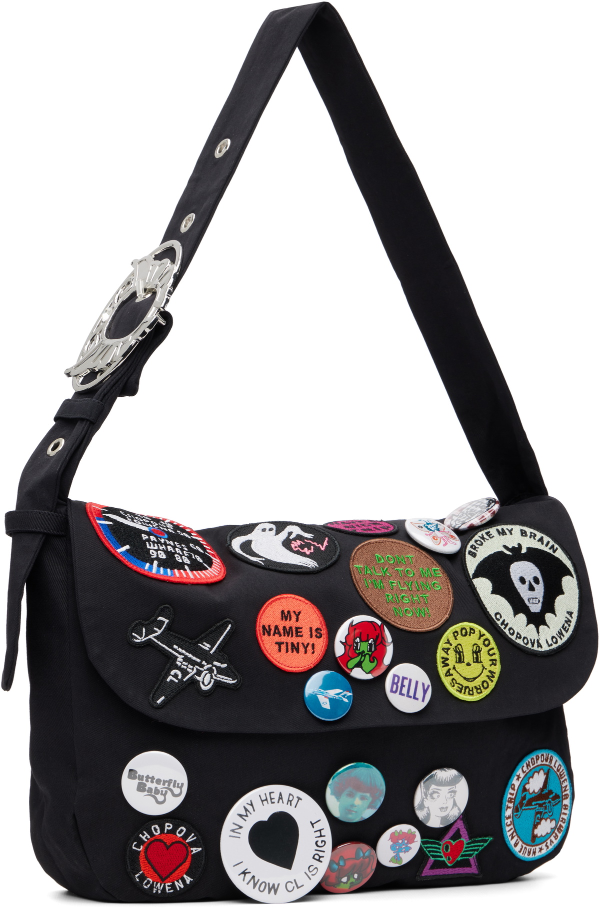 Chopova Lowena Black Wicko Bag