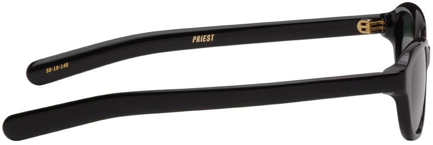 FLATLIST EYEWEAR Black & Green Priest Sunglasses