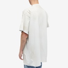 Balenciaga Men's Skater Logo T-Shirt in Dirty White