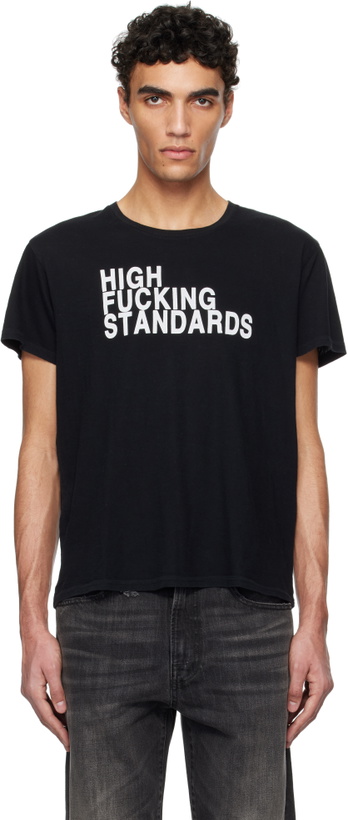 Photo: R13 Black 'High F Standards' Boy T-shirt