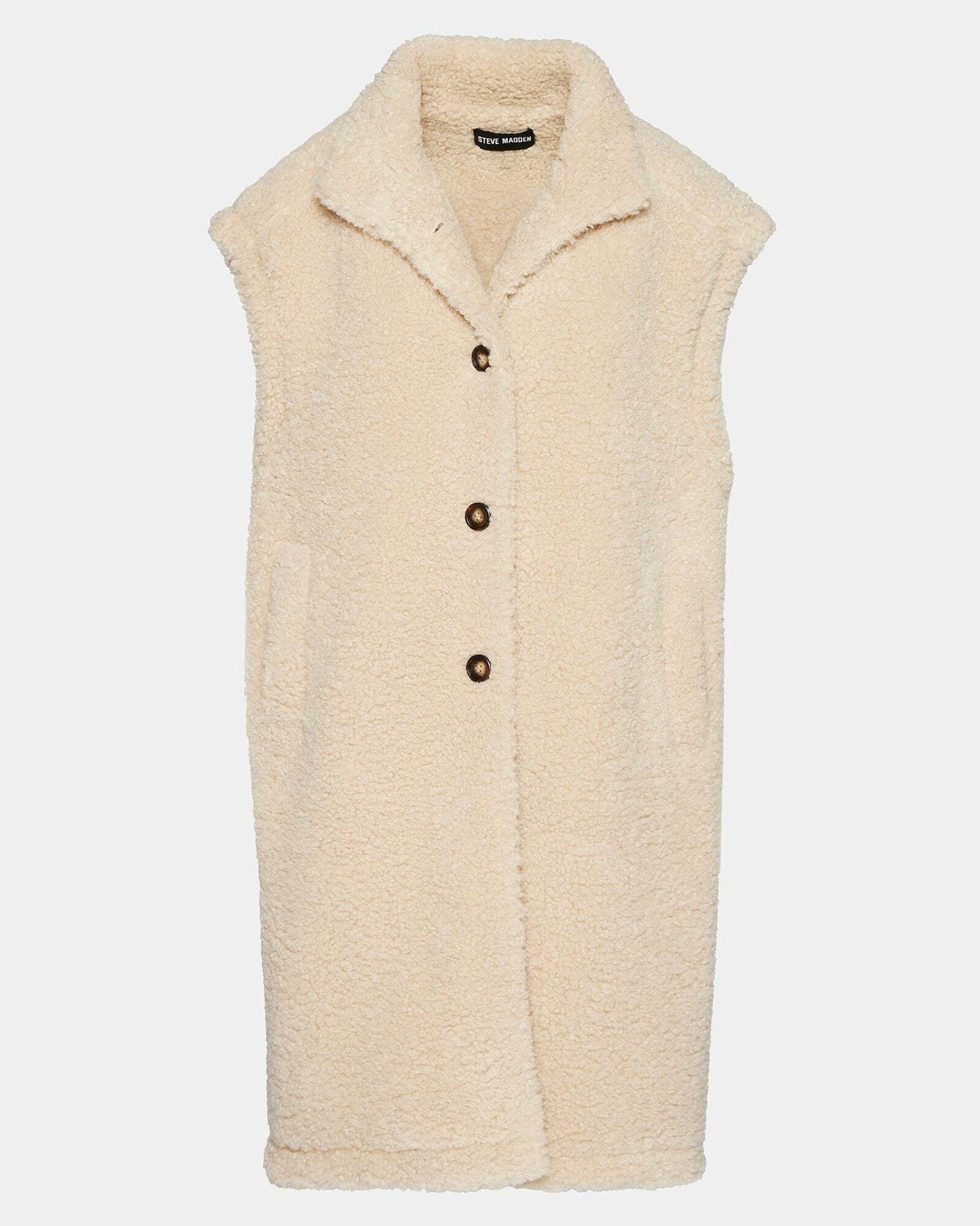 Steve Madden Benit Vest in Natural