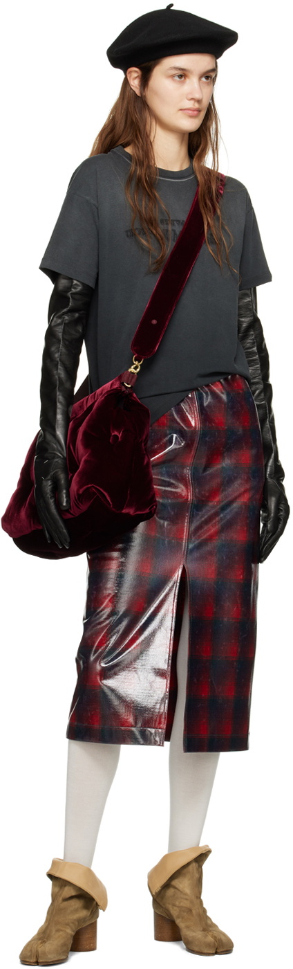 Maison Margiela Black Nappa Long Gloves