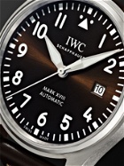 IWC Schaffhausen - Pilot's Mark XVIII Antoine de Saint Exupéry Edition Automatic 40mm Stainless Steel and Leather Watch, Ref. No. IW327003