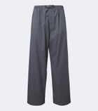 Lemaire Cotton twill wide-leg pants