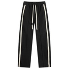 Nahmias Men's Heavy Cotton Track Pants in Black