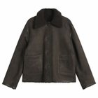 Closed Women's Shearling Jacket in Cosmic Grey