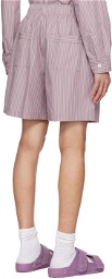Tekla Purple Birkenstock Edition Pyjama Shorts