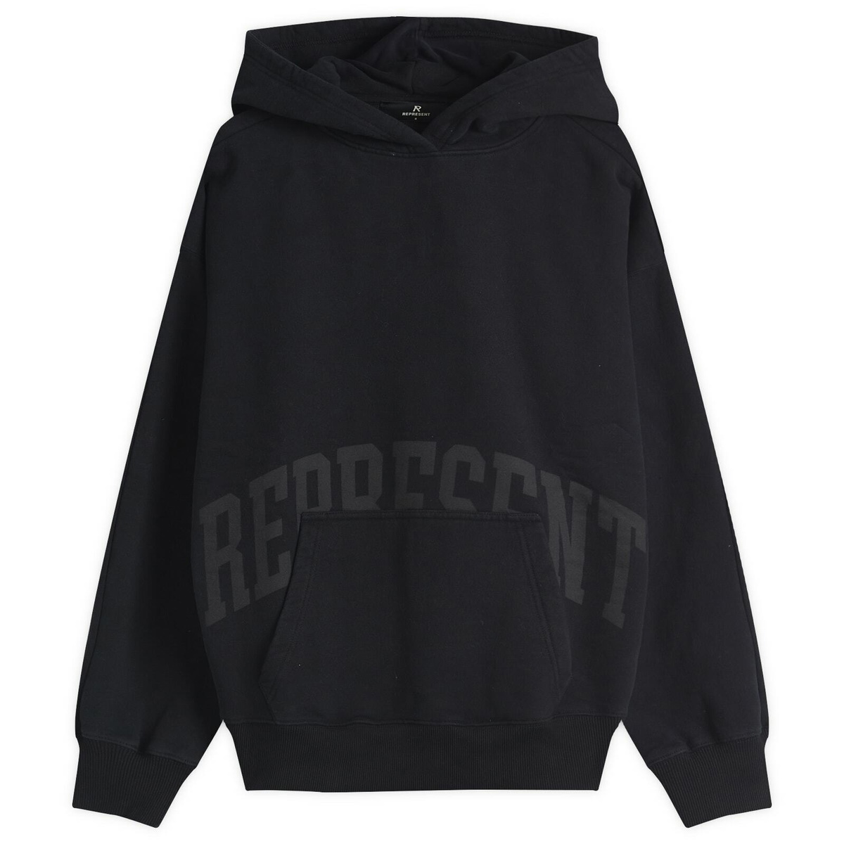 Represent Women's Graphic Logo Hoodie in Black Coffee