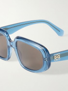 LOEWE - Anagram Round-Frame Acetate Sunglasses