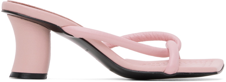 Photo: Reike Nen Pink Twisted Heeled Sandals