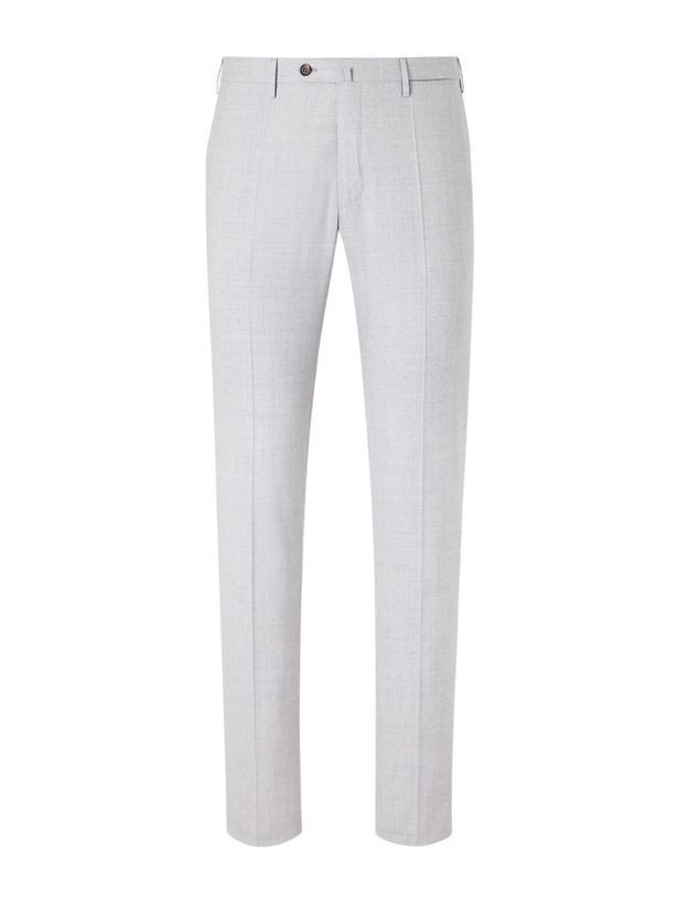 Photo: Slowear - Slim-Leg Wool Trousers - Gray