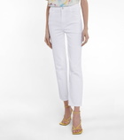 J Brand - Alma high-rise straight jeans
