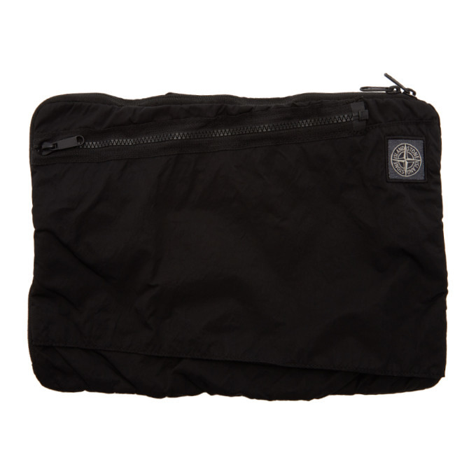 Photo: Stone Island Black Nylon Laptop Pouch