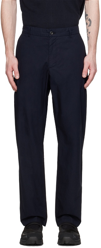 Photo: NORSE PROJECTS Navy Andersen Trousers