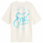 END. Coastal Fish Bar By The Sea T-Shirt in Ecru