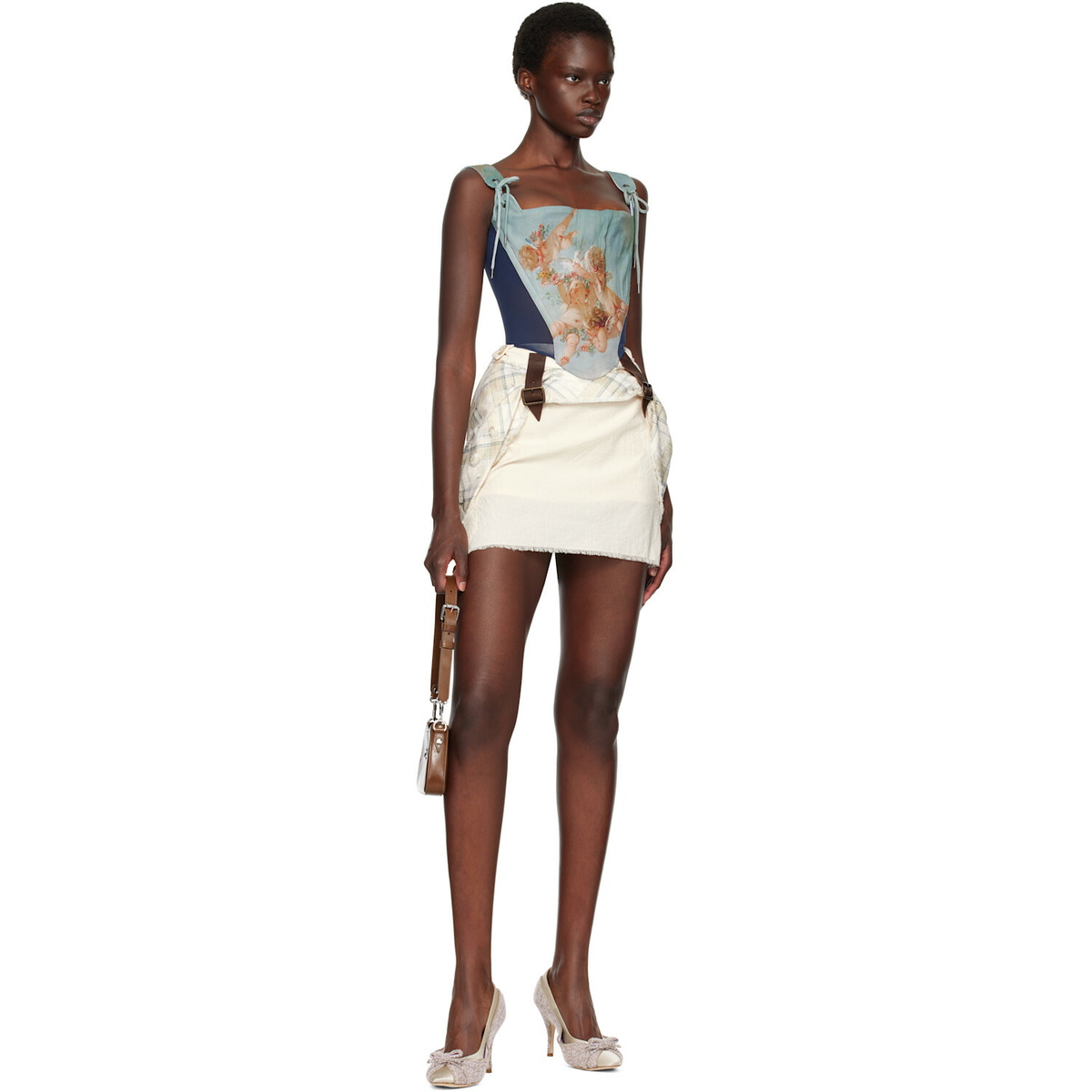 Vivienne Westwood Blue Puppy Corset Top