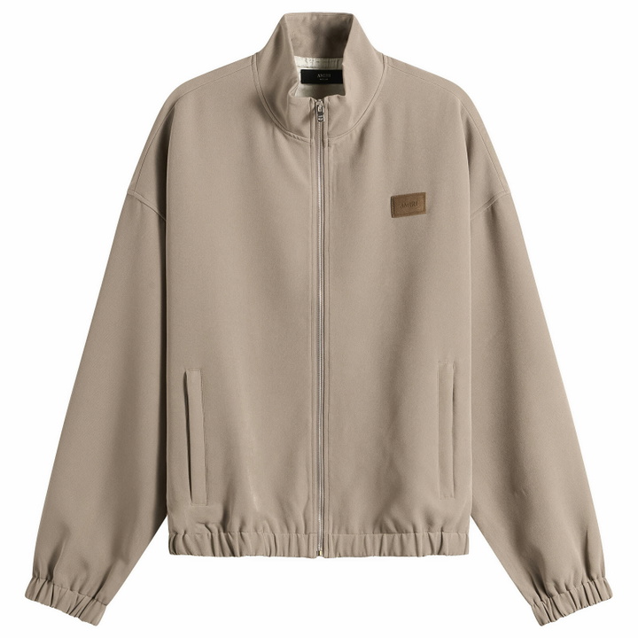 Photo: Amiri Men's Patch Cady Track Jacket in Dark Sand