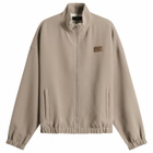 Amiri Men's Patch Cady Track Jacket in Dark Sand