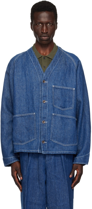 Photo: BEAMS PLUS Indigo Engineer Denim Jacket