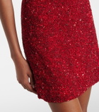Rachel Gilbert Sequined minidress