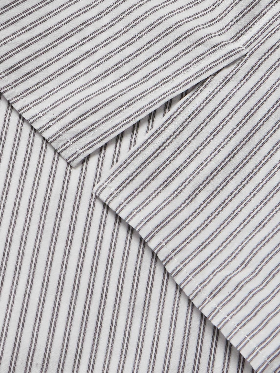 SSAM - Striped Cotton Shirt - White