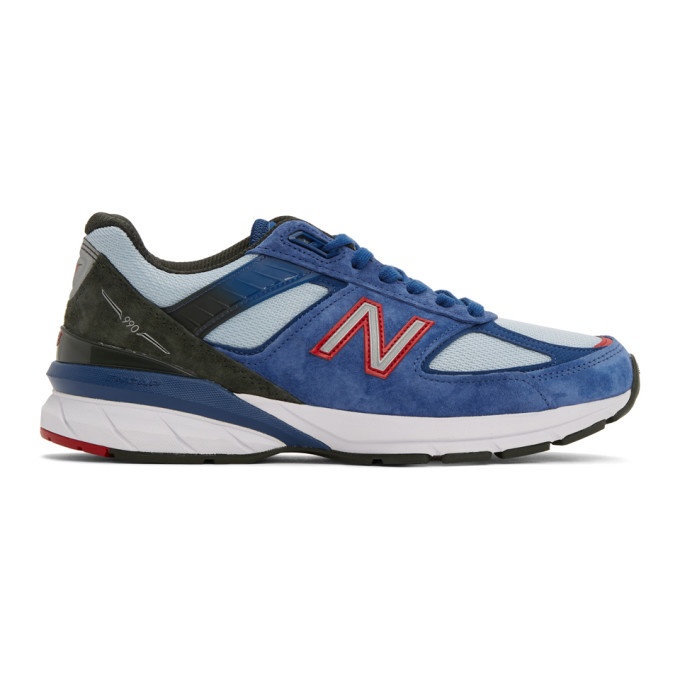 Photo: New Balance Blue US Made 990v5 Sneakers