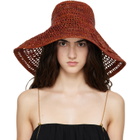 Chloé Brown 'The Chloé Raffia Capeline' Beach Hat