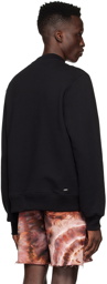 AMIRI Black Cotton Sweatshirt