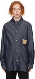 Maison Margiela Indigo Denim Workwear Jacket