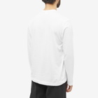 Comme des Garçons Homme Plus Men's Long Sleeve Triangle Print T-Shirt in White