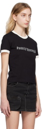 HALFBOY Black Crystal-Cut T-Shirt