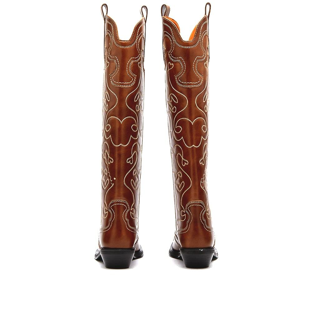 ミドルブーツ GANNI Women Boots S2620890 Brown Boots GANNI Woman Tg. 9 US S2620 890 Purple | eBay