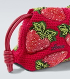 Loewe Paula's Ibiza Flamenco Mini beaded clutch