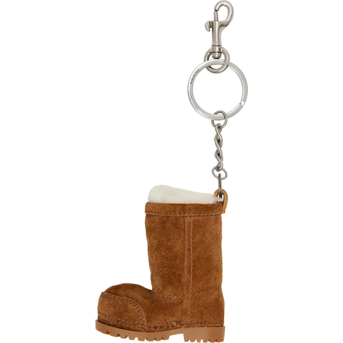 Balenciaga Brown Mini Alaska Boot Keychain