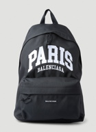 Paris Logo Explorer Backpack in Black