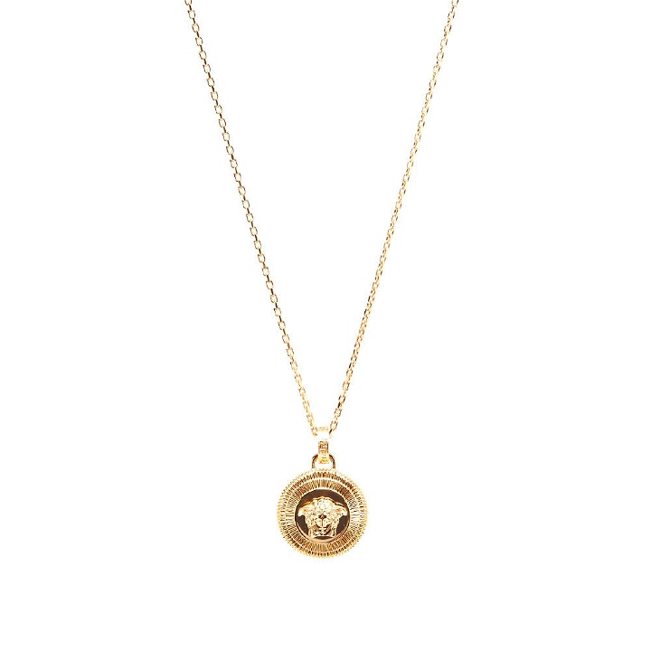 Photo: Versace Men's Medusa Head Medallion and Necklace in Gold