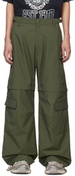 Balenciaga Khaki Unity Sports Icon Cargo Pants