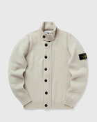 Stone Island Maglieria Tagliata Beige - Mens - Zippers & Cardigans