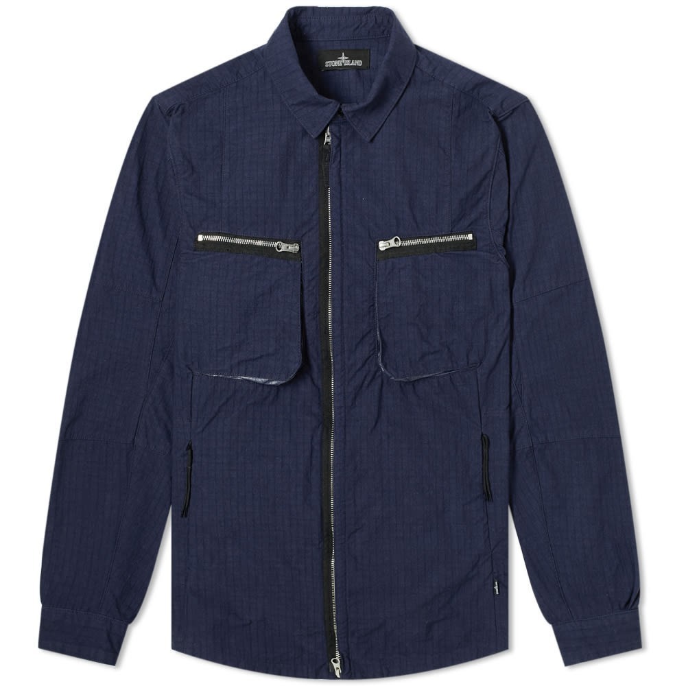 Stone Island Shadow Project Naslan Ripstop Zip Shirt Jacket