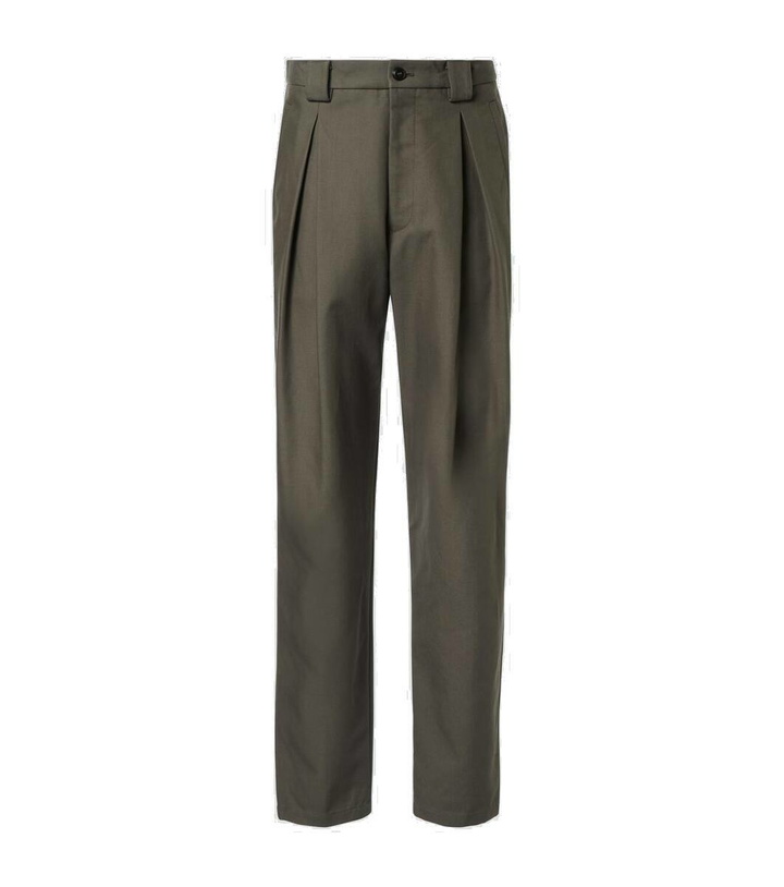 Photo: Giorgio Armani Cotton straight pants