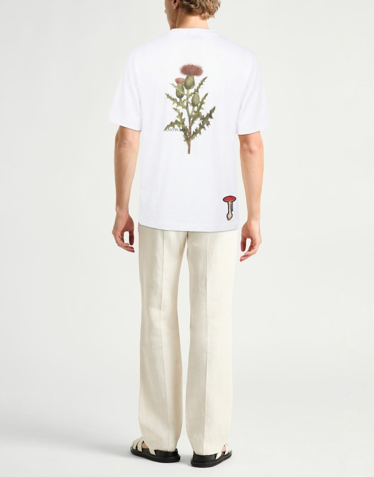 Lanvin Mens T-shirt in White