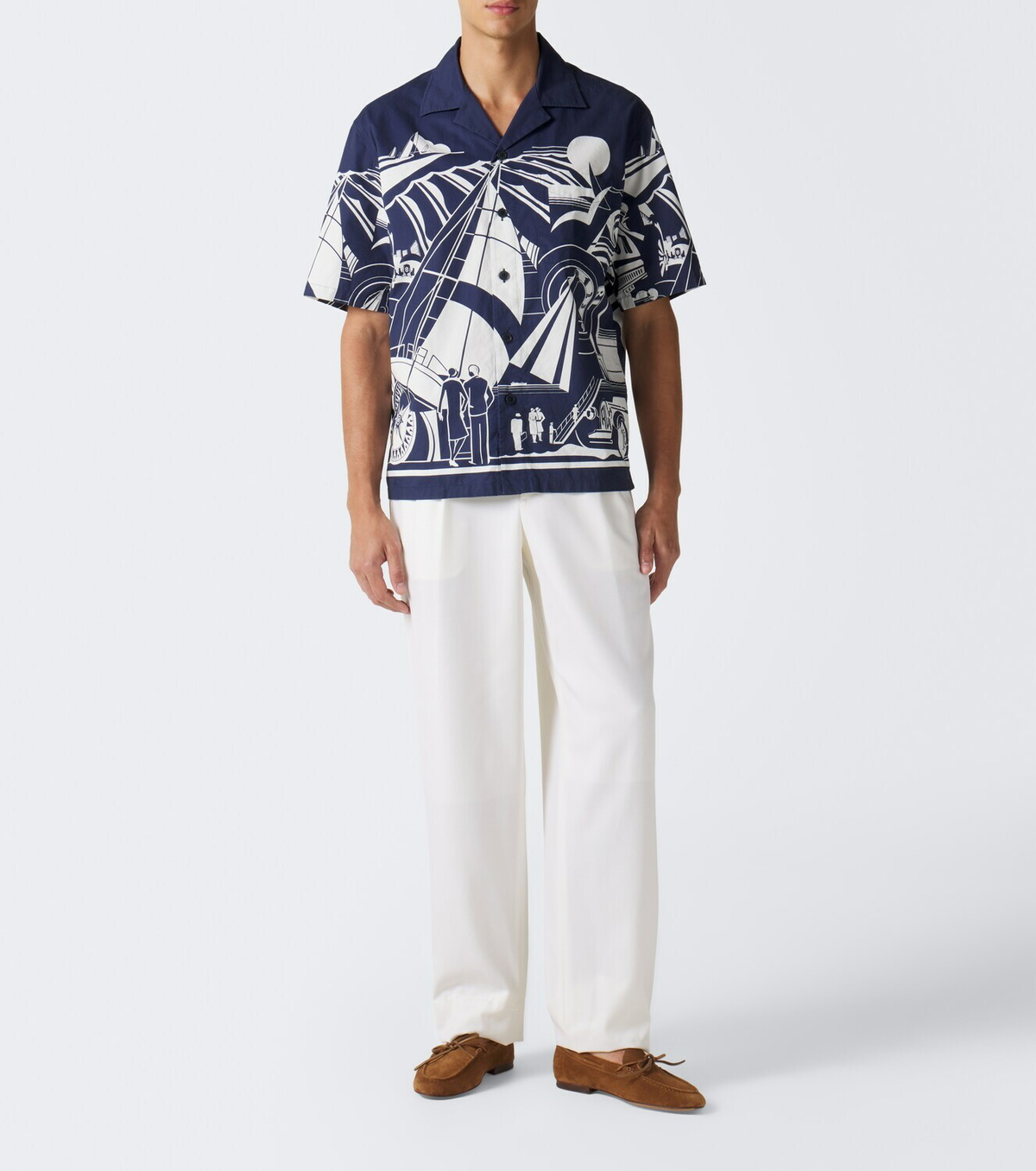 Ralph Lauren Purple Label Printed cotton shirt
