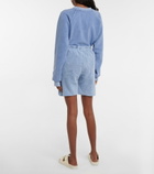 Les Tien - Snap Front cotton shorts